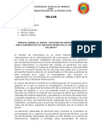 Ensayo - Paper Teoría de Restricciones