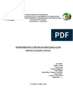 Los Instrumentos y Tecnicas de Evaluación Caro