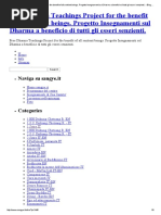 Free Dharma Teachings Project For The Benefit of All Sentient Beings. Progetto Insegnamenti Sul Dharma A Beneficio Di Tutti Gli Esseri Senzienti PDF