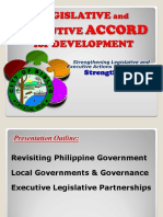 Strengthening the LEAD (Legislative and Executive ACCORD for Development)