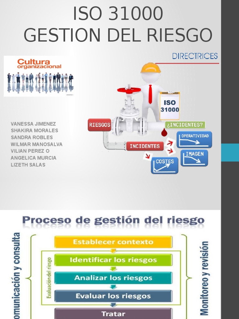 Gestión de Riesgos según ISO 31000 | PDF | Toma de decisiones ...