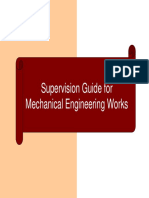 Supervision GUide For Mechanical Engineering Works