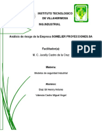 Analisis de Riesgo Somelier Proyecciones