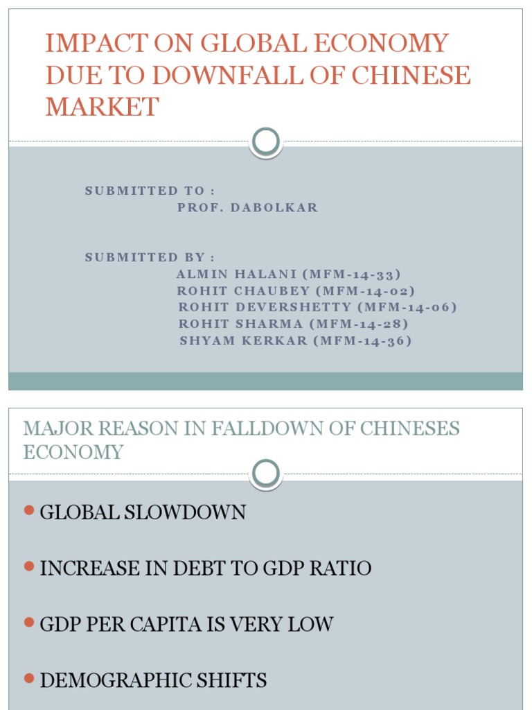 Impact of China's Market Downfall on Global Economy | PDF | Taiwan ...