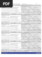 PVUE Authorized Center Log Sheet High Security A4