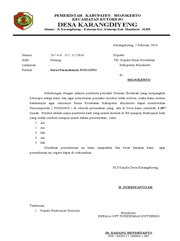 SURAT PERMOHONAN FOGGING.doc