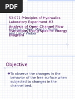 Analysis of Open-Channel Flow Transitions Using Specific Energy Diagram