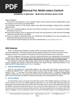 FY-DoS Manual For Multi-Rotor (Firmware Above V2.20) 2013.7.15