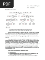 Download Metode Pengurutan Quick Sort by ripqih SN31984351 doc pdf