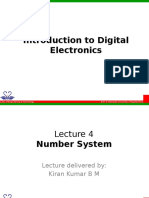 Introduction To Digital Electronics: ©M. S. Ramaiah University of Applied Sciences Faculty of Engineering & Technology