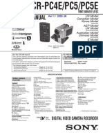 Sony Dcr-Pc4e pc5 Pc5e Lev2 Ver1.1 PDF