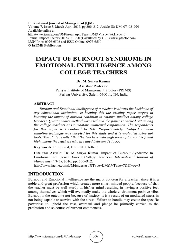 Burnout syndrome cdc image