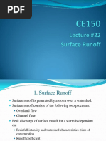 Runoff Coefficients for Drainage Areas | PDF