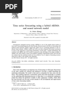 Time Series Forecasting Using A Hybrid ARIMA