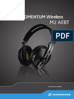 Sennheiser Momentum Wirelss M2 AEBT Instruction Manual