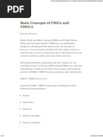 Basic Concepts of FMEA and FMECA