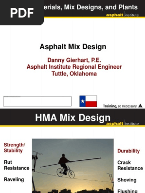 Asphalt Mix Design