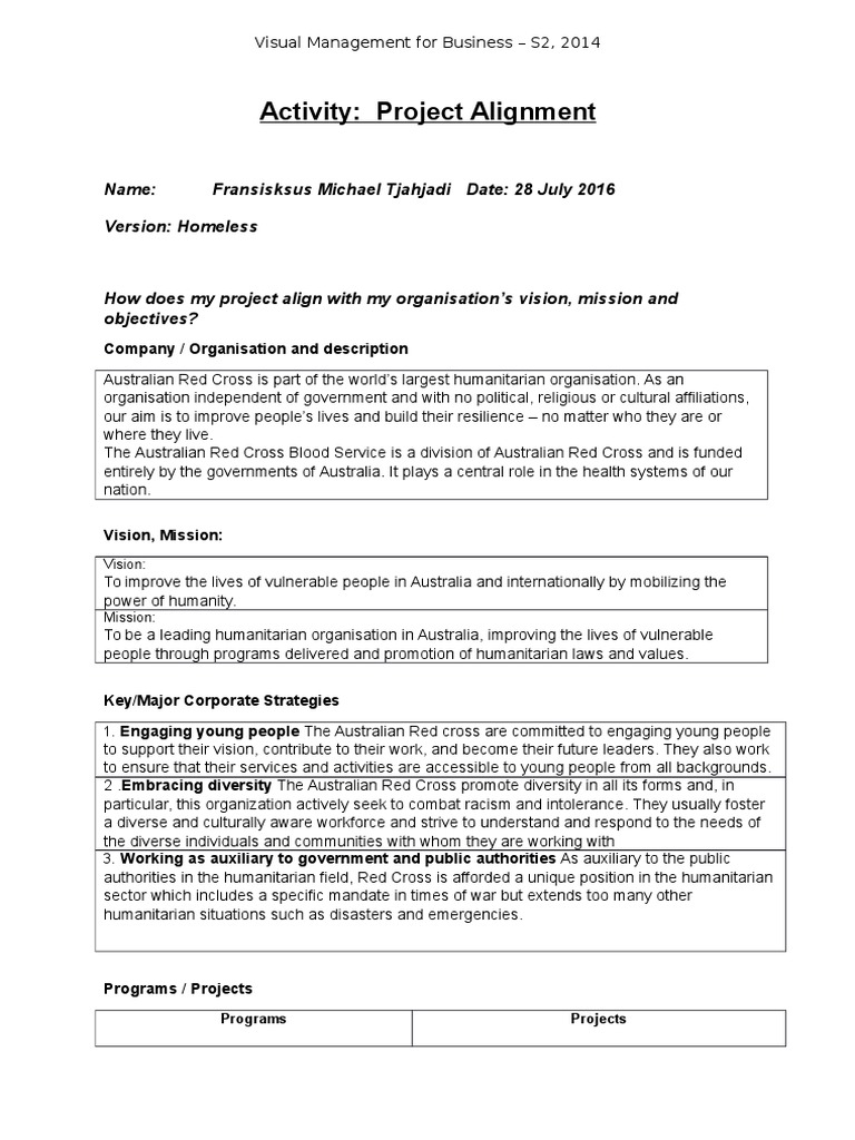 Activity - Project Alignment 1 | PDF | Australia | Multiculturalism