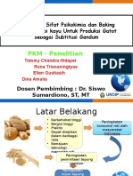 Modifikasi Sifat Psikokimia Dan Baking Ekspansi Ubi Kayu New