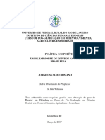 ROMANO 2007 Política Nas Políticas PDF