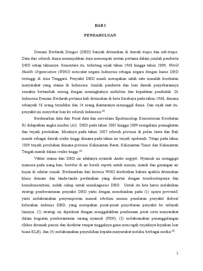 Makalah Demam Berdarah | PDF
