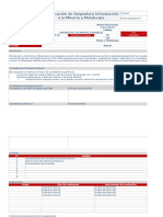 Planificación Intro Min y Met 2015 Seecion 116