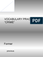 Vocabulary Practice (Crime)