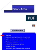 Autómatas Finitos: Introducción a los MEF