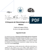 Circular III Simposio Paleontología