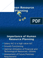 Human Resource Planning Document Summary