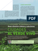 Artículo "Ciudades Al Verde Vivo", Por Claudio Bertonatti, Publicado en La Rev. Naturaleza & Conservación #42, 2015, Aves Argentinas.