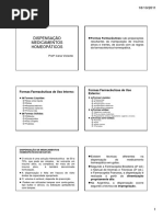 Aula 3 - Medicamentos Homeopáticos