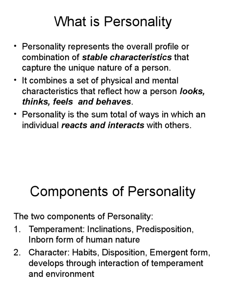 Personality Profiling PDF Extraversion And Introversion