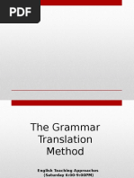 Grammar Translation Approach