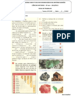 Minerais Como Unidades Básicas Das Rochas - Exercicios