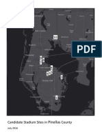 Candidate Stadium Sites in Pinellas County July 2016
