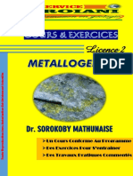Le Livre de Métalogénie DR. SOROKOBY