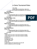 Techniicon Game Tournament Rules