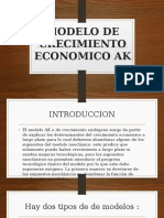 Modelo AK de crecimiento económico endógeno: características y determinantes del crecimiento