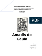 Analisis Amadís de Gaula