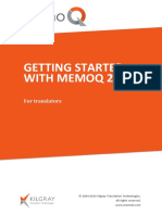Memoq QuickStartGuide 7 8 EN PDF