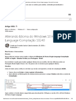 Alterando Idioma Do Windows 10 Home Single Language - Microsoft Community PDF