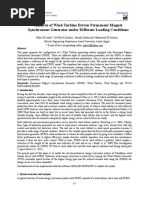 Steady State Analysis of PMSG PDF