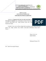 Berita Acara Penyusunan Kurikulum, Daftar Hadir Dan Surat Undangan