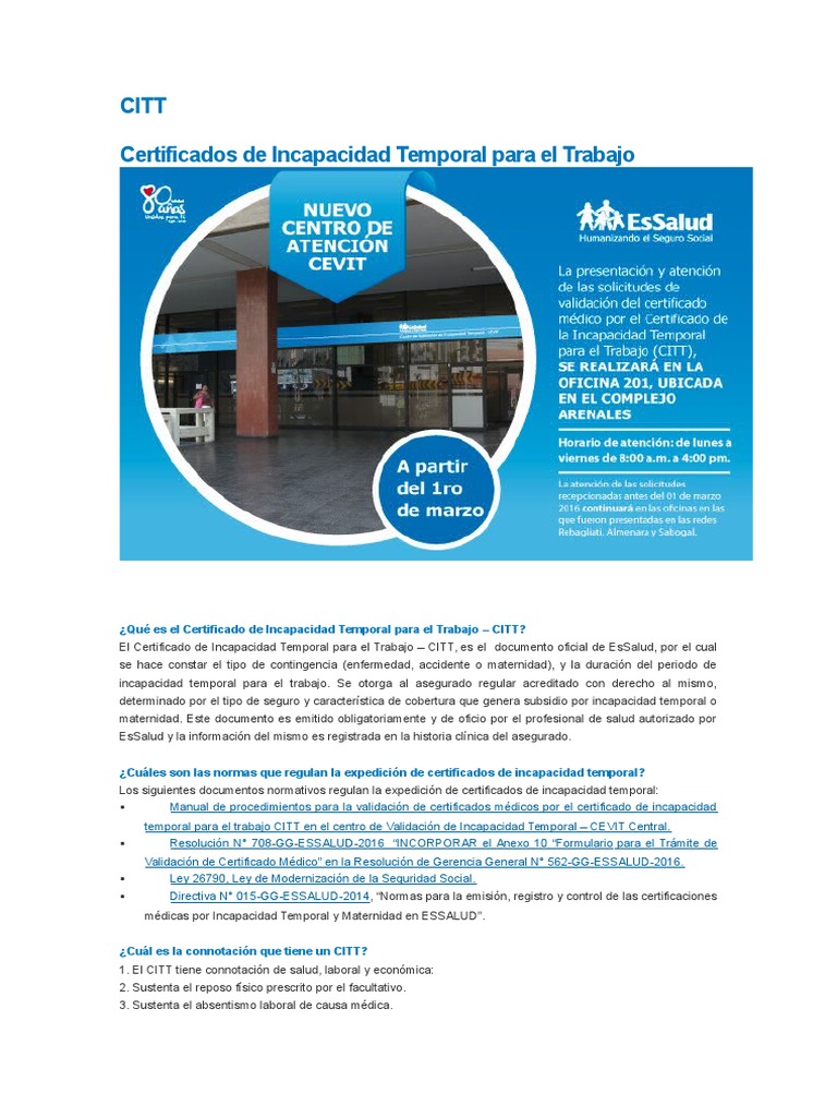 CITT | PDF | Derecho laboral | Seguro
