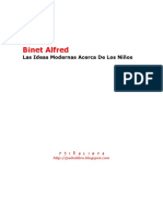 Alfred Binet - Las Ideas Modernas Acerca De Los Ni¤os-1
