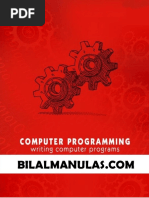 BILAL AHMED SHAIK Computer Programming