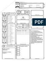 Character Sheet I made for a Baketako Bliacklight Mutator