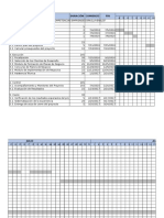 Cronograma de Proyecto Excel