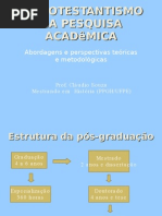 Protestantismo na pesquisa acadêmica